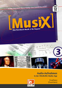 MusiX 3 BY (Ausgabe ab 2017) Audio-Aufnahmen Einzellizenz