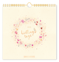 Lieblingsstücke-Kalender 'Lieblingstage' 2022 - Cover