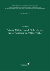 Private Militär- und Sicherheitsunternehmen im Völkerrecht