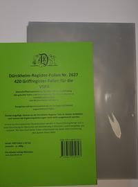 Dürckheim-Griffregister-Folien Nr. 2627 für die VSPA (Vorschriftensammlung für die Polizeiausbildung)