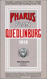 Pharus-Plan Quedlinburg 1910
