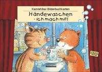 HÄNDEWASCHEN - ICH MACH MIT! 11 Kamishibai-Bilderbuchkarten übers richtige Händewaschen, inkl. Hust- und Nies-Etikette!