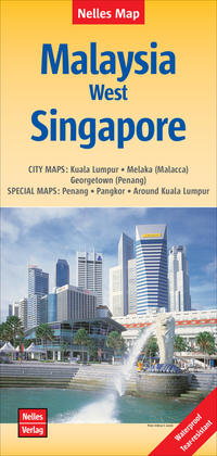 Nelles Map Landkarte Malaysia West/Singapore