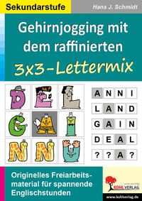 Gehirnjogging mit Kohls 3x3-Lettermix