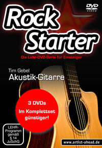 Rockstarter 1-3 - Akustikgitarre (3 DVDs)