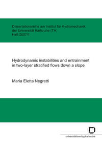 Hydrodynamic instabilities and entrainment in two-layer stratified flows down a slope