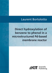 Direct hydroxylation of benzene to phenol in a microstructured Pd-based membrane reactor