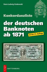 Konkordanzliste der deutschen Banknoten ab 1871