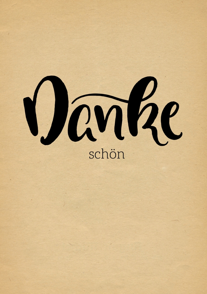 Cover-Abbildung für Danke (Heft) (99999---978-3-86699-001-2)