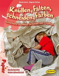 Knüllen, falten, schneiden, färben