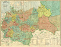 Großdeutsches Reich - Postleit-Gebietskarte, März 1944