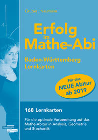 Erfolg im Mathe-Abi Lernkarten Allgemeinbildendes Gymnasium Baden-Württemberg ab 2019