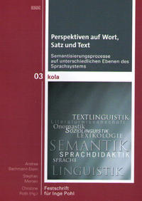 Perspektiven auf Wort, Satz und Text