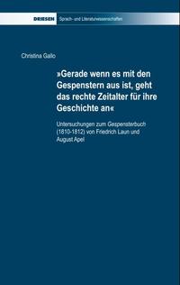 Gerade wenn es mit den Gespenstern aus ist, geht das rechte Zeitalter für ihre Geschichte an