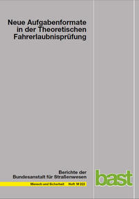 Neue Aufgabenformate in der Theoretischen Fahrerlaubnisprüfung