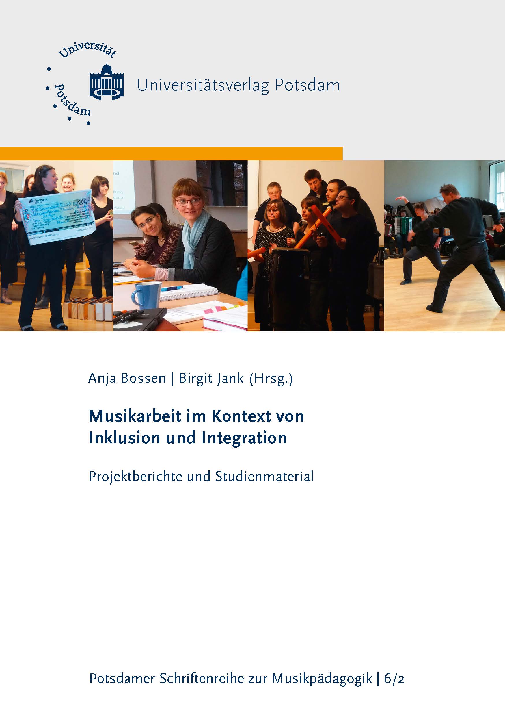 Cover-Abbildung für Musikarbeit im Kontext von Inklusion und Integration (Softcover/Paperback) (99999---978-3-86956-436-4)