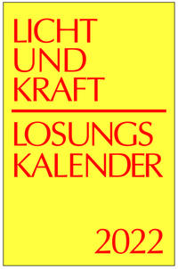 Licht und Kraft/Losungskalender 2022 Reiseausgabe in Monatsheften