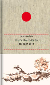 Japanischer Taschenkalender für das Jahr 2017