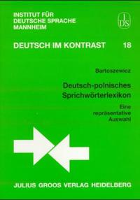 Deutsch-polnisches Sprichwörterlexikon