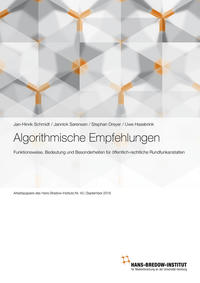 Algorithmische Empfehlungen