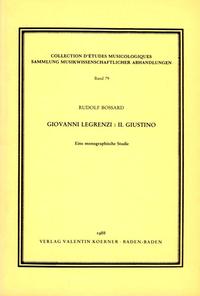 Giovanni Legrenzi - Il Giustino