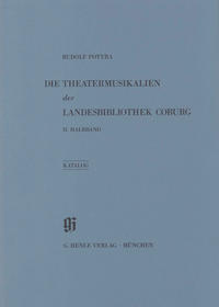 KBM 20 Landesbibliothek Coburg - Theatermusikalien. Thematischer Katalog
