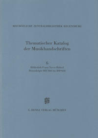 KBM 14, 6 Bibliothek Franz Xaver Haberl, Manuskripte BH 7866 bis BH 9438