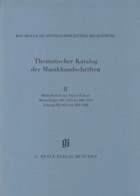 KBM 14,8 Bibliothek Franz Xaver Haberl, Manuskripte BH 7055 bis BH 7865. Anhang: BH 8076 bis BH 9340