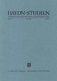 Haydn-Studien. Veröffentlichungen des Joseph Haydn-Instituts, Köln. Band II, Heft 2, Mai 1969