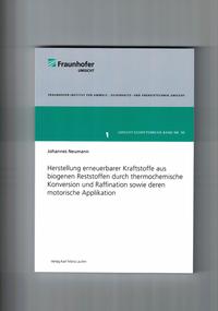 Herstellung erneuerbare Kraftstoffe aus biogenen Reststoffen durch thermochemische Konversion und Raffination sowie deren motorische Applikation