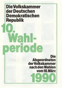 Die Volkskammer der Deutschen Demokratischen Republik