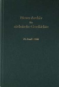 Neues Archiv für sächsische Geschichte / Neues Archiv für sächsische Geschichte, Band 71 (2000)
