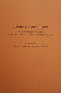 Nachlass Carl Schmitt