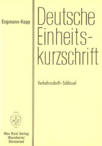 Deutsche Einheitskurzschrift / Verkehrsschrift