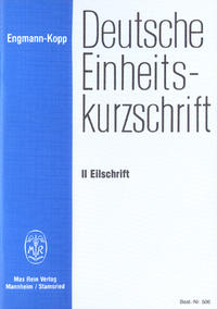 Deutsche Einheitskurzschrift / Eilschrift