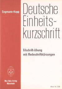 Deutsche Einheitskurzschrift / Eilschrift