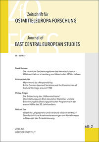 Zeitschrift für Ostmitteleuropa-Forschung 68/2 ZfO - Journal of East Central European Studies JECES 68/2