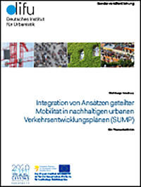 Integration von Ansätzen geteilter Mobilität in nachhaltigen urbanen Verkehrsentwicklungsplänen (SUMP)