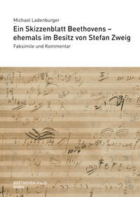 Ein Skizzenblatt Beethovens - ehemals im Besitz von Stefan Zweig