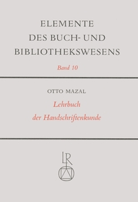 Lehrbuch der Handschriftenkunde