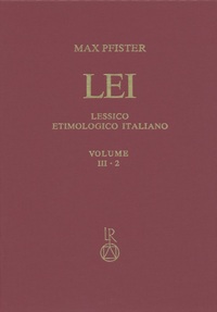 Lessico Etimologico Italiano. Band 3 (III.2)