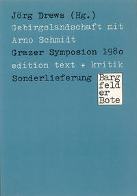 Gebirgslandschaft mit Arno Schmidt