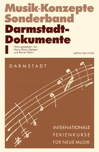 Darmstadt-Dokumente I