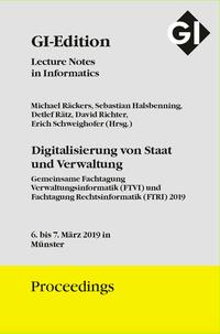 GI Edition Proceedings Band 291 "Digitalisierung von Staat und Verwaltung"