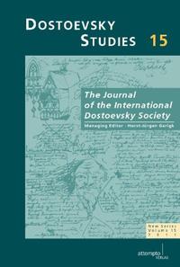 Dostoevsky Studies. The Journal of the International Dostoevsky Society / Dostoevesky Studies