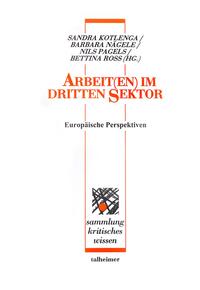 arbeit(en) im dritten sektor – europäische perspektiven