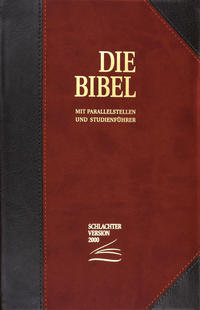 Die Bibel - Schlachter 2000 - Standardausgabe (PU-Einband, grau/braun)