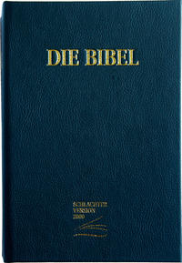 Schlachter 2000 Bibel - Großdruckausgabe (Hardcover, schwarz)