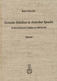 Gotische Schriften in deutscher Sprache