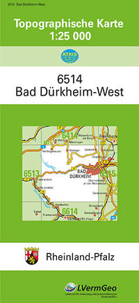 TK25 6514 Bad Dürkheim-West